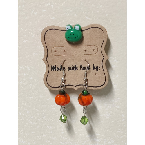 Pumpkin Earrings