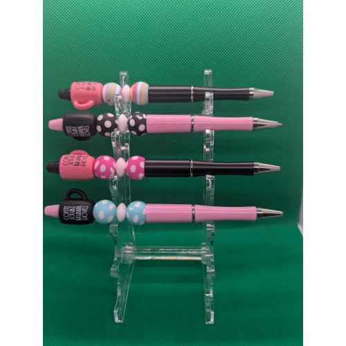 Coffee Scrubs Rubber Gloves Pen