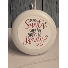 Judgy Santa Ornament