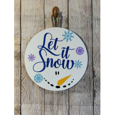 Let it Snow Door Hanger