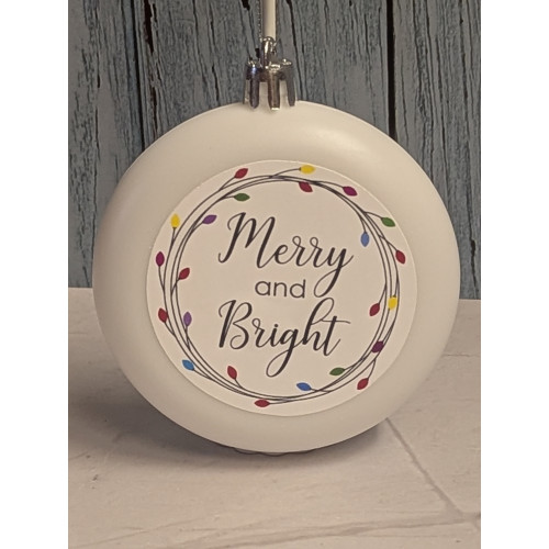 Merry & Bright Ornament