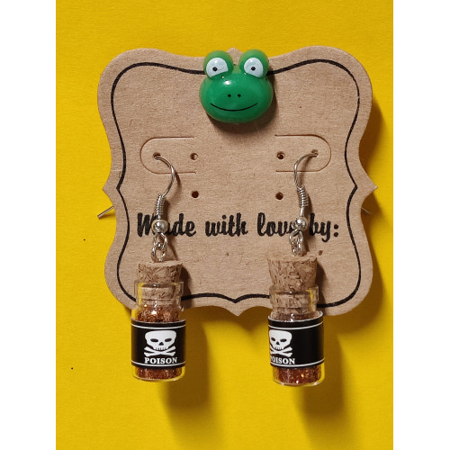 Poison Bottle Earrings