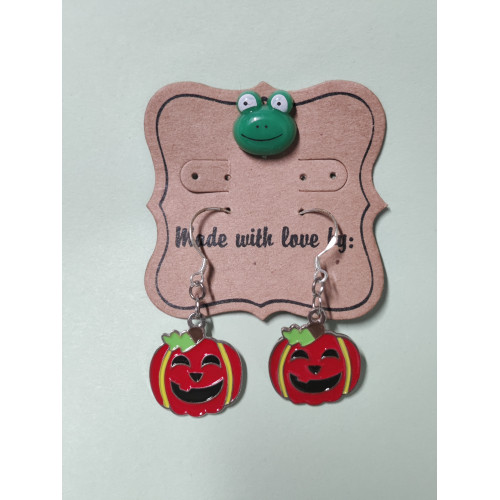 Pumpkin Earrings