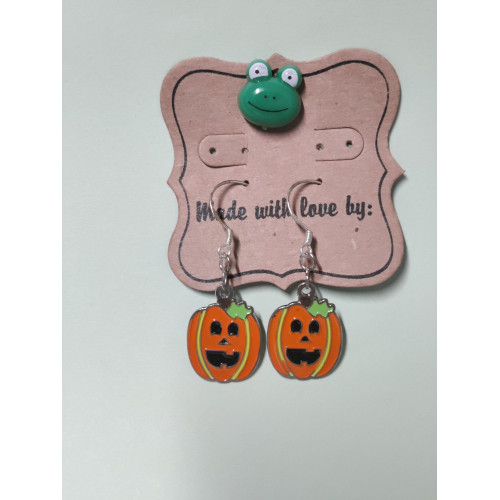 Pumpkin Earrings