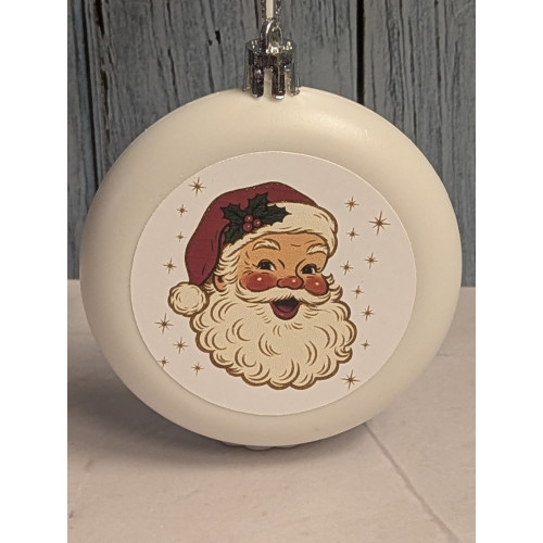 Retro Santa Ornament