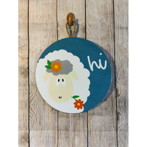 Sheep Door Hanger