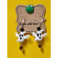 3D Ghost Earrings