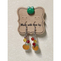 Fall Pumpkin Earrings