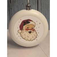 Retro Santa Ornament